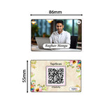 Custom Image Smart NFC Business Card (Landscape)