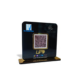 UPI Payment - 1 QR Table Top Standee - Black colour ( Without NFC )