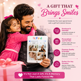 World's Best Dad Google Search  Photo Frame - Custom Acrylic Gift for Father & Son/Daughter ( 4 Photos )