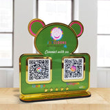 Premium - Panda Shaped Smart NFC 2-in-1 Table Top Standee