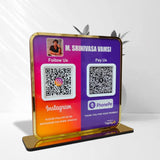 Smart NFC 2-in-1 Premium Standee – PhonePe & Instagram Theme