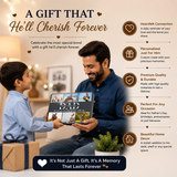 Custom Dad Photo Frame with 6 Pictures – Father's Day Gift from Kids
