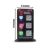 Devil Black - iPhone Mobile Shape Smart NFC 3-in-1 Tabletop Standee