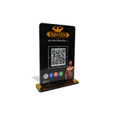 Premium All In One-Smart NFC Standee – Black Colour | For GYM