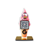 Ice Cream Shaped Smart NFC 1 QR Standee - For Ice Cream Shops
