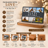 Custom Dad Photo Frame with 6 Pictures – Father's Day Gift from Kids