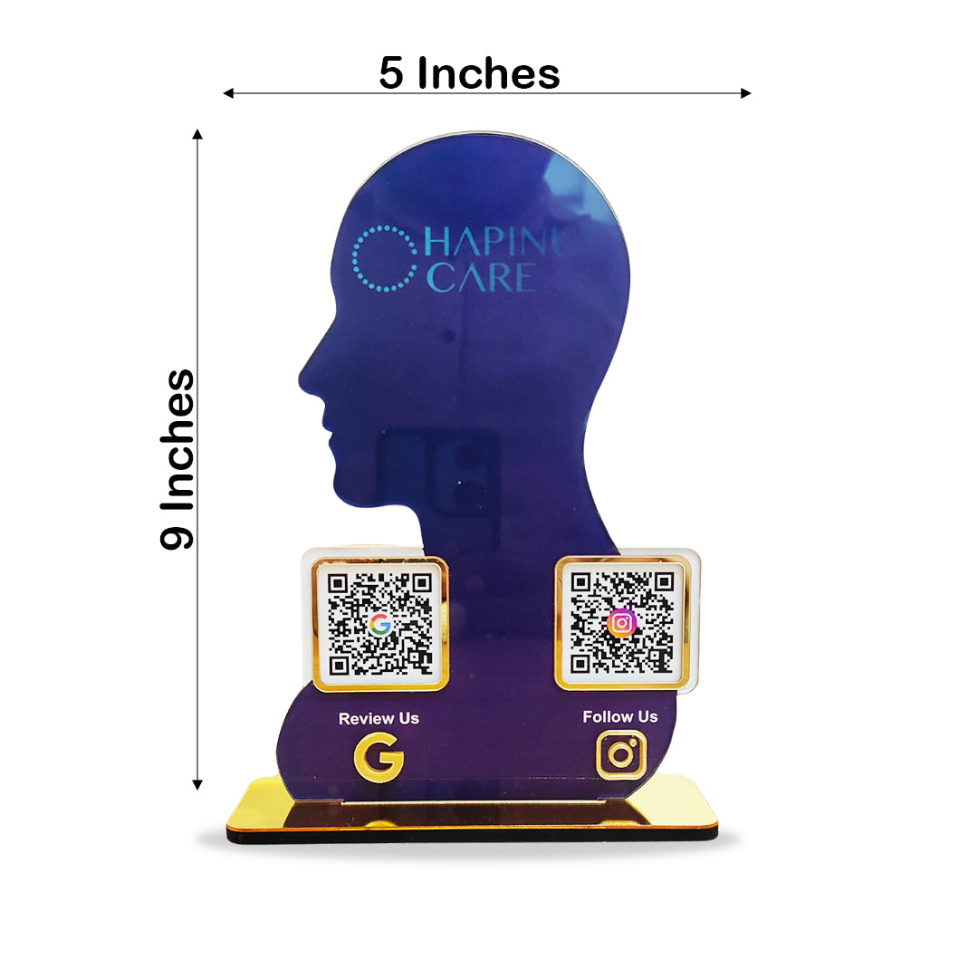 Mind Care Cutout Shape - Smart NFC 2-in-1 Standee