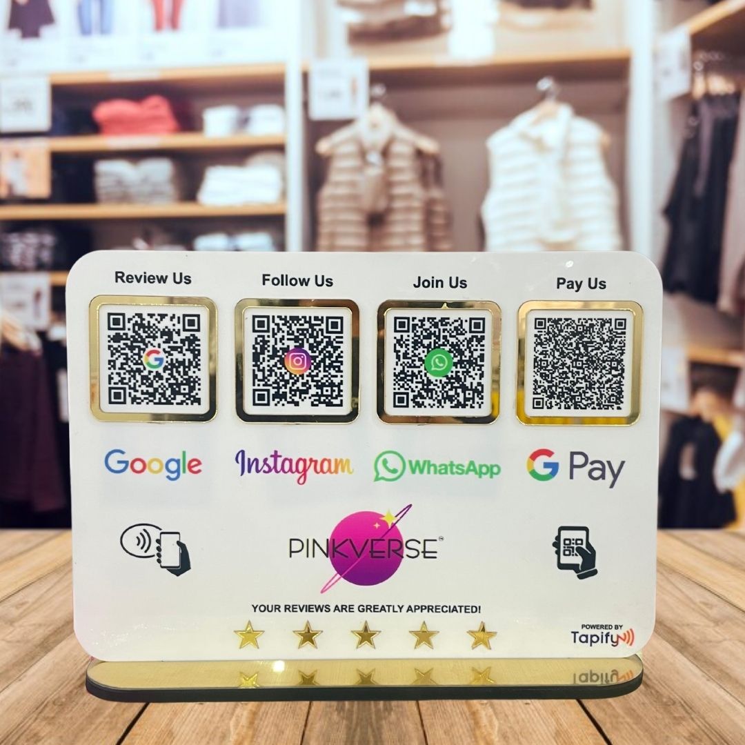 Smart NFC 4-in-1 Standee - Text Icon Edition
