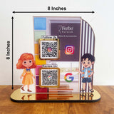 Kids Cutout Shape - Smart NFC 2QR Standee