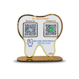 Tooth Shaped Smart NFC 2-in-1 Standee - For Dentists
