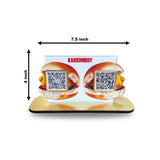 Vada Pav Shaped  - Smart NFC 2-in-1 Tabletop Standee