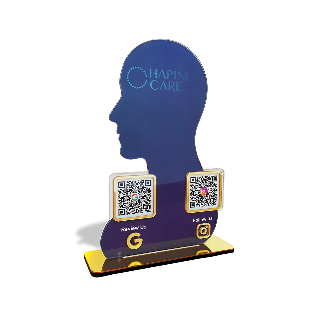 Mind Care Cutout Shape - Smart NFC 2-in-1 Standee