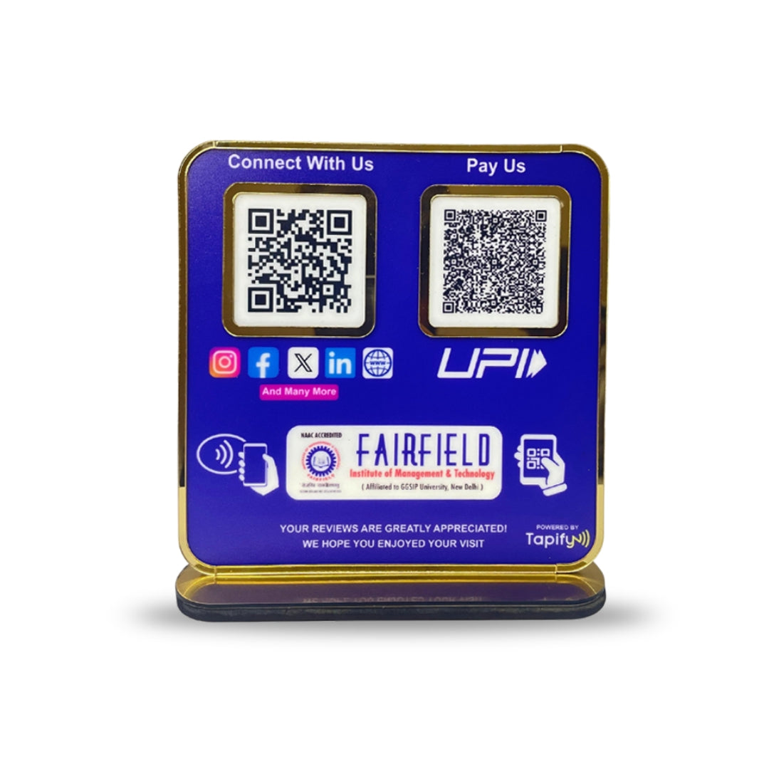 All In One + UPI Table Top Standee