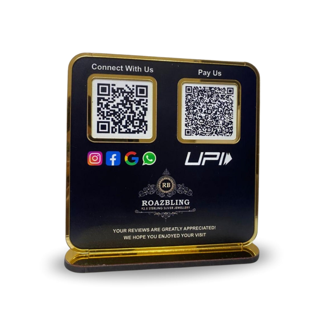 All In One + UPI Table Top Standee