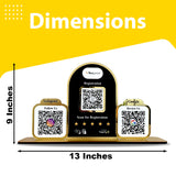 Premium Arch Shaped Smart NFC 3-in-1 Table Top Standee