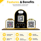Premium Arch Shaped Smart NFC 3-in-1 Table Top Standee