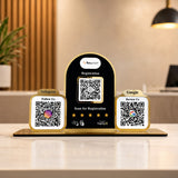 Premium Arch Shaped Smart NFC 3-in-1 Table Top Standee