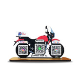 Adventure Bike Shaped  - Smart NFC 3-in-1 Tabletop Standee