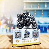Bike Logo Cutout Edition - Smart NFC 2-in-1 Table Top Standee-II