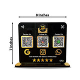 Smart NFC 3-in-1 Table Top Standee - Custom Background Edition