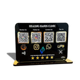 Smart NFC 4-in-1 Table Top Standee - Landscape Edition | Black Colour
