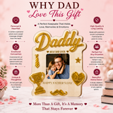 Best Dad Ever Personalized Photo Standee Decoration