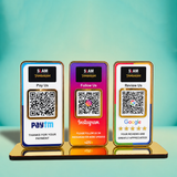 New Premium |Social Media Theme Edition | 3 in 1 Smart NFC Standee  For - PTM, IG, GR