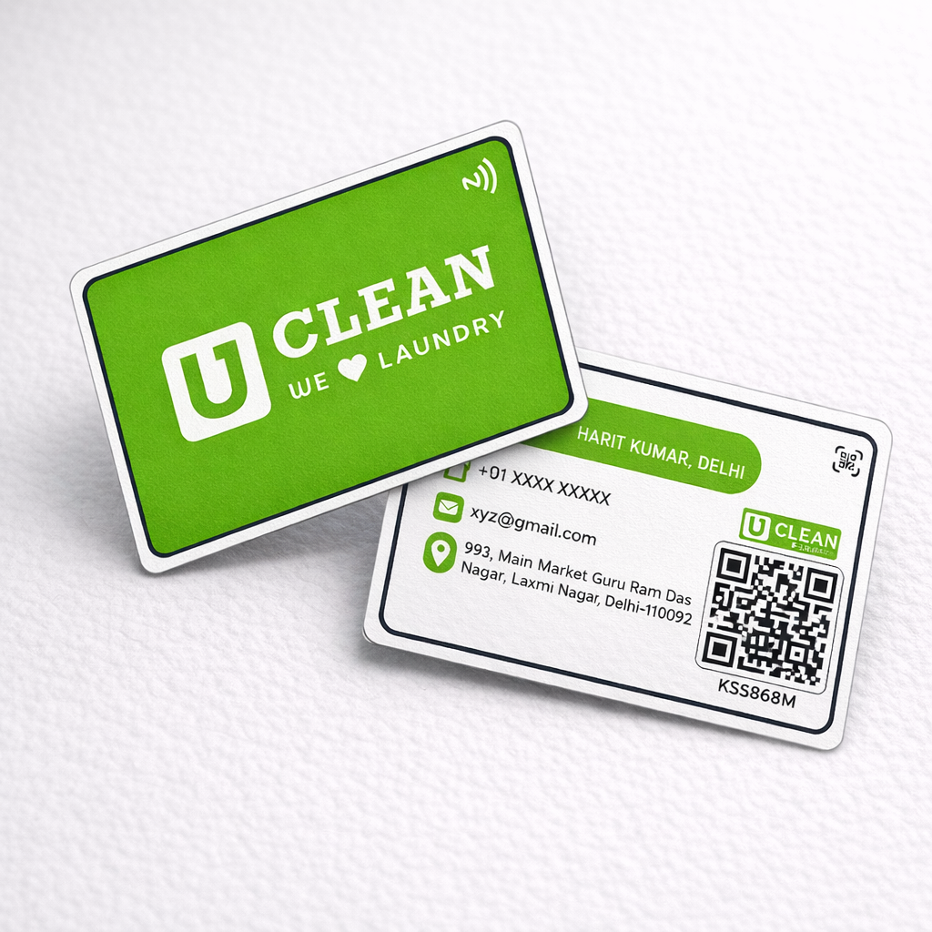 Smart Business Card | All in One ( Green Theme )
