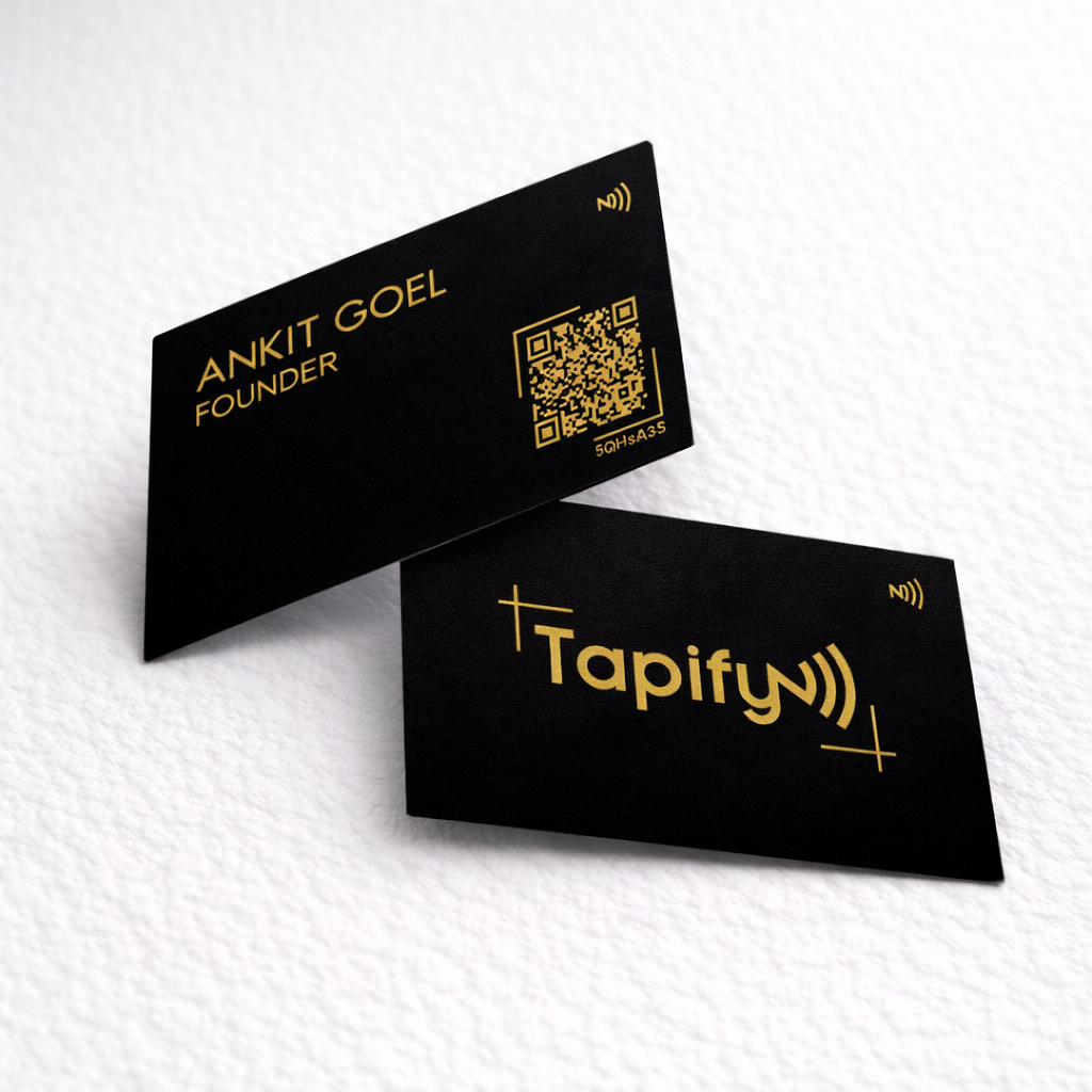 Premium Gold Print Smart NFC Business Card