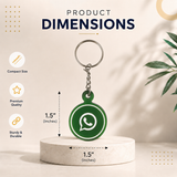 Smart NFC WhatsApp Keyring - without QR Code(Fixed Design, Your Link Added )