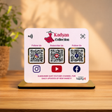 Smart NFC 3-in-1 Table Top Standee - Icon Edition - Pink Colour