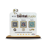 Smart NFC 3-in-1 Standee - Teeth Cutout | For Dentists