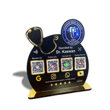Smart NFC 4-in-1 Standee - Big Stethoscope Cutout | For Doctors