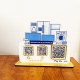 Electronic product Cutout Shape - Smart NFC 3-in-1 Table Top Standee