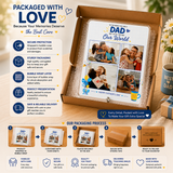 Personalized Father's Day Family Photo Frame - Custom Acrylic Gift for Father & Son/Daughter - III