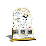 Mental Wellness Cutout Shape - Smart NFC 3-in-1 Standee