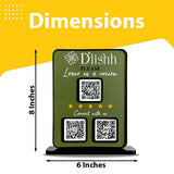 Vogue Series – NFC 3-in-1 Smart NFC Table Top  Standee - Green Colour
