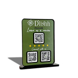 Vogue Series – NFC 3-in-1 Smart NFC Table Top  Standee - Green Colour