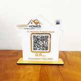 Home Shaped -  Smart NFC 1QR Standee