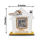 Home Shaped -  Smart NFC 1QR Standee