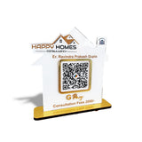 Home Shaped -  Smart NFC 1QR Standee
