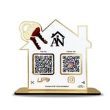 Home and Key Shaped - Premium Smart NFC 2-in-1 Standee - Icon Edition for Real Estate