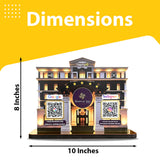 Hotel Shaped - Smart NFC 2-in-1-Tabletop Standee | For Hotel and Resorts