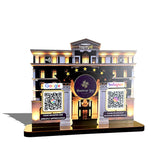 Hotel Shaped - Smart NFC 2-in-1-Tabletop Standee | For Hotel and Resorts