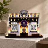 Hotel Shaped - Smart NFC 2-in-1-Tabletop Standee | For Hotel and Resorts