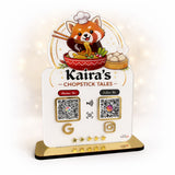 Smart NFC 2 In 1 Tabletop Standee - Logo on Top Cutout