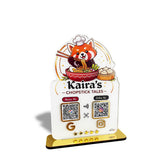 Smart NFC 2 In 1 Tabletop Standee - Logo on Top Cutout