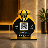 Diamond Ring Shaped - Smart NFC All-In-One Tabletop Standee