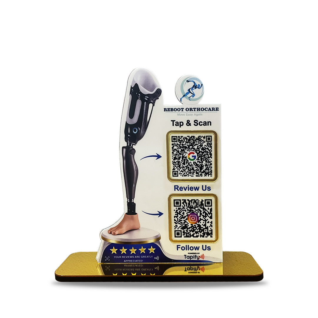 Knee joint Shpaed Smart NFC 2-in-1 Tabletop Standee –  (orthopedic theme)