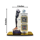 Knee joint Shpaed Smart NFC 2-in-1 Tabletop Standee –  (orthopedic theme)